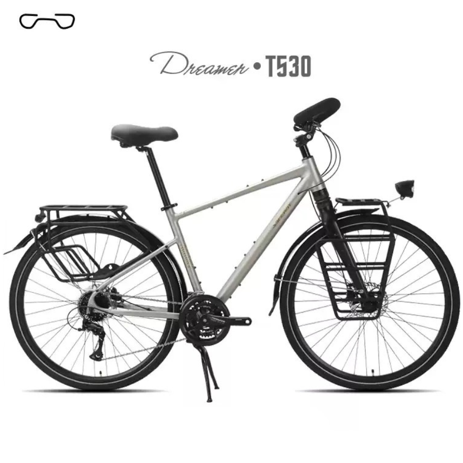 SAFEWAY Dreamer T530 2025 Touring Bike | Aluminum Frame, 700C Wheels, Shimano 27/30-Speed Gears