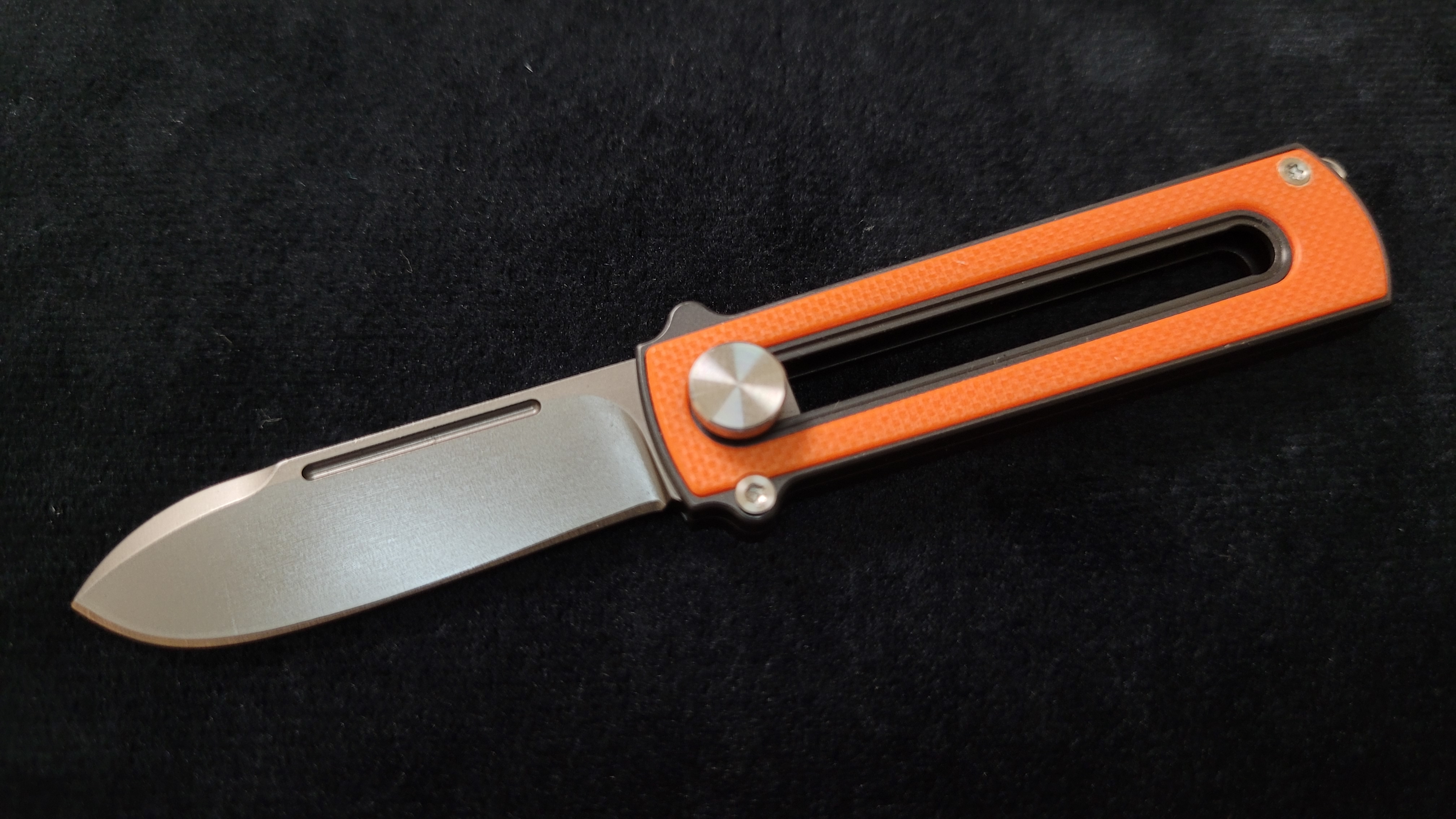 Zr BarloX with M390 Blade-for a short time Dealer's Cost Orange DLC Black Blade