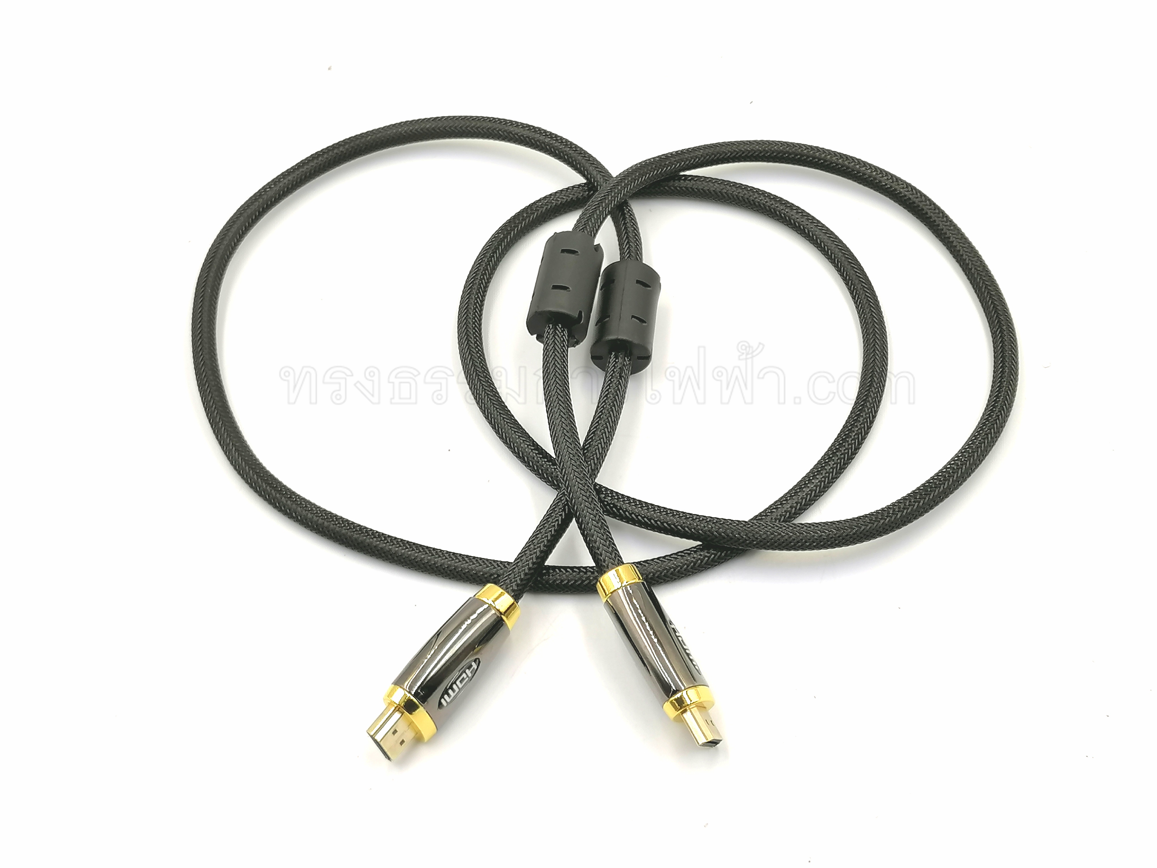 สาย HDMI V.2(FLASH) สายถักอย่างดี กันสัญญาณรบกวน