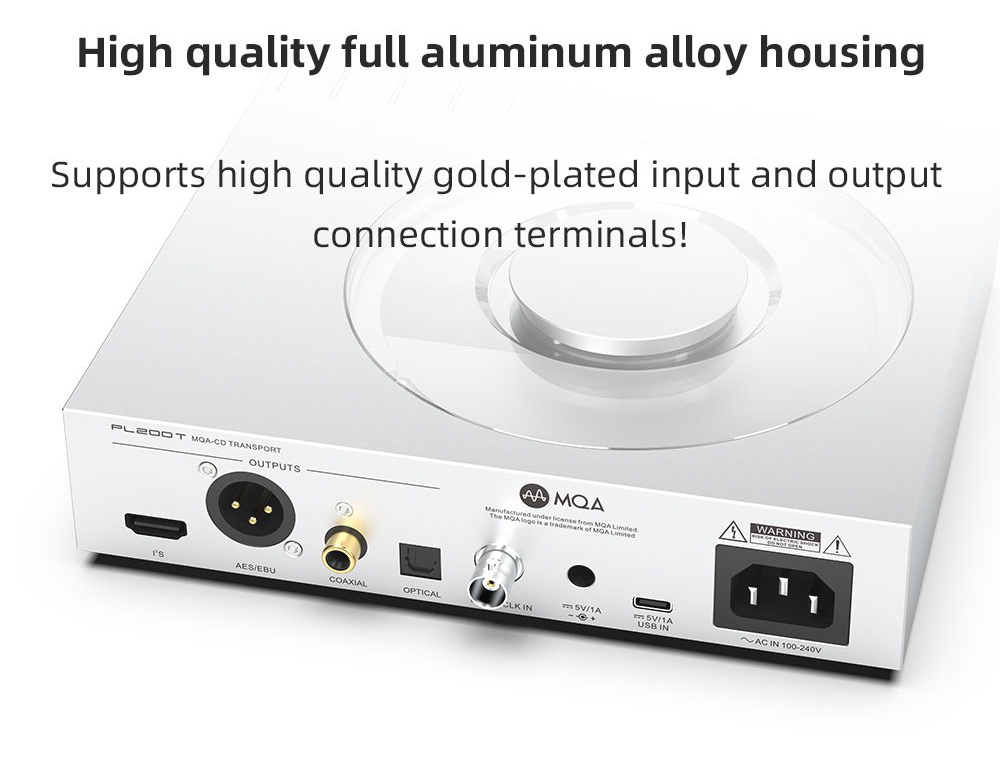 SMSL PL200T เครื่องเล่นซีดีตั้งโต๊ะขนาดกะทัดรัด รองรับ MQA-CD ประกันศูนย์ไทย