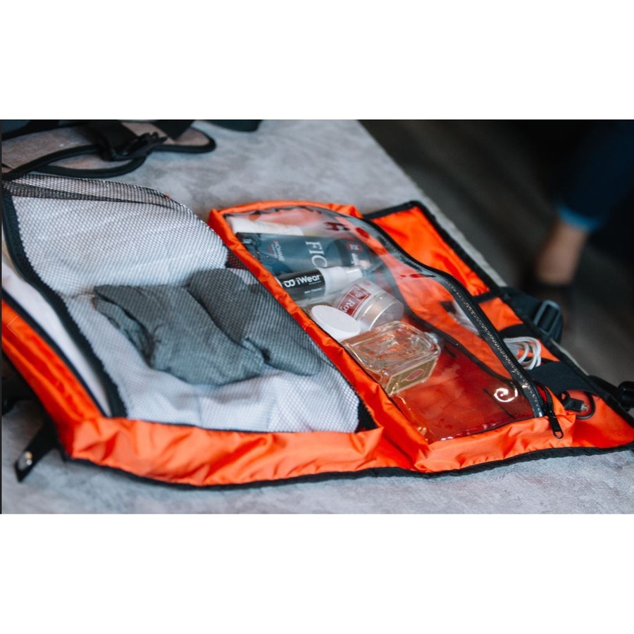 Vincita กระเป๋าหน้าสำหรับจักรยาน Brompton พร้อมสายสะพาย และ ผ้าคลุมกันฝน วินสิตา B207AX - BIRCH BROMPTON FRONT BAG 2.0