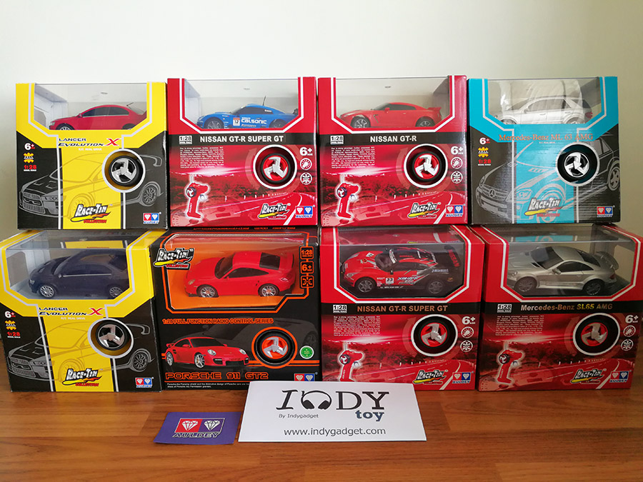 รถบังคับตราเพชร Collection Supercar Series ขนาด 1:28 มีรถให้เลือกหลายรุ่น Evo Gtr Benz รถลิขสิทธิ์ของแท้จากแบรน Auldey