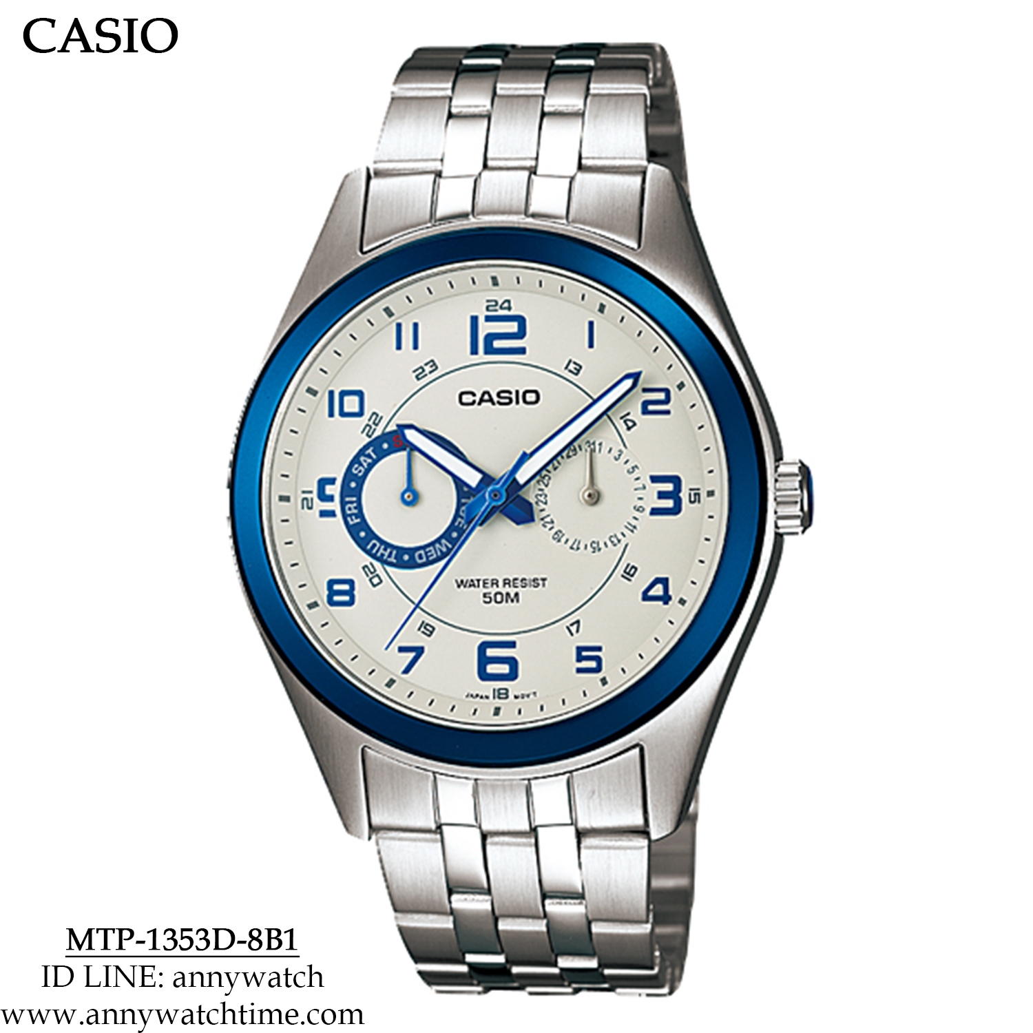 CASIO MTP-1353D-8B1