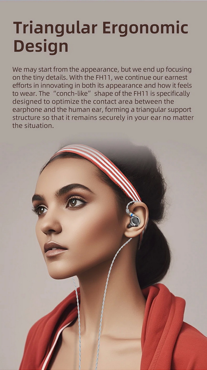 FiiO FD11 หูฟัง IEMs ไดรเวอร์ Dynamic เทคนิคระดับไฮเอนด์ เสียงที่ไม่เหมือนใคร ประกันศูนย์ไทย