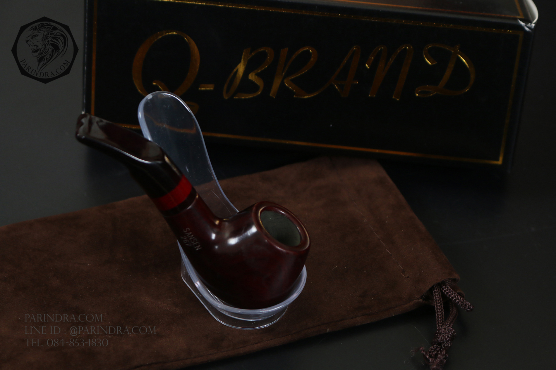 ไปป์ Q Brand Pipe ไม้แท้ ทรงสวย #Sansen 267