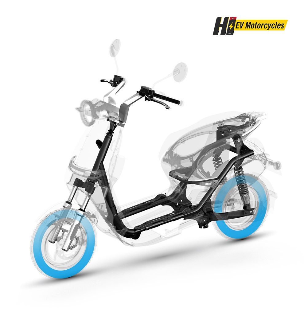 จักรยานยนต์ไฟฟ้า AIMA Macarons มอเตอร์ไซค์ไฟฟ้ารุ่นใหม่ มอเตอร์ BOSCH 1200W จดทะเบียนได้/ผ่อนได้ 24 งวด