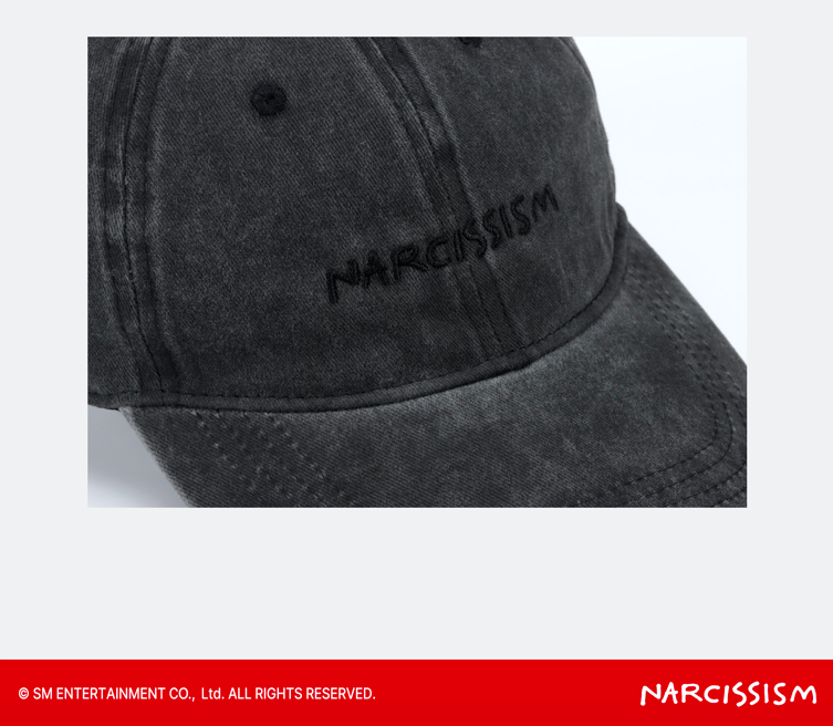 หมวกสีดำ [2nd] NARCISSISM : JAEMIN 1st PHOTO EXHIBITION BALL CAP [CHARCOAL ver.]