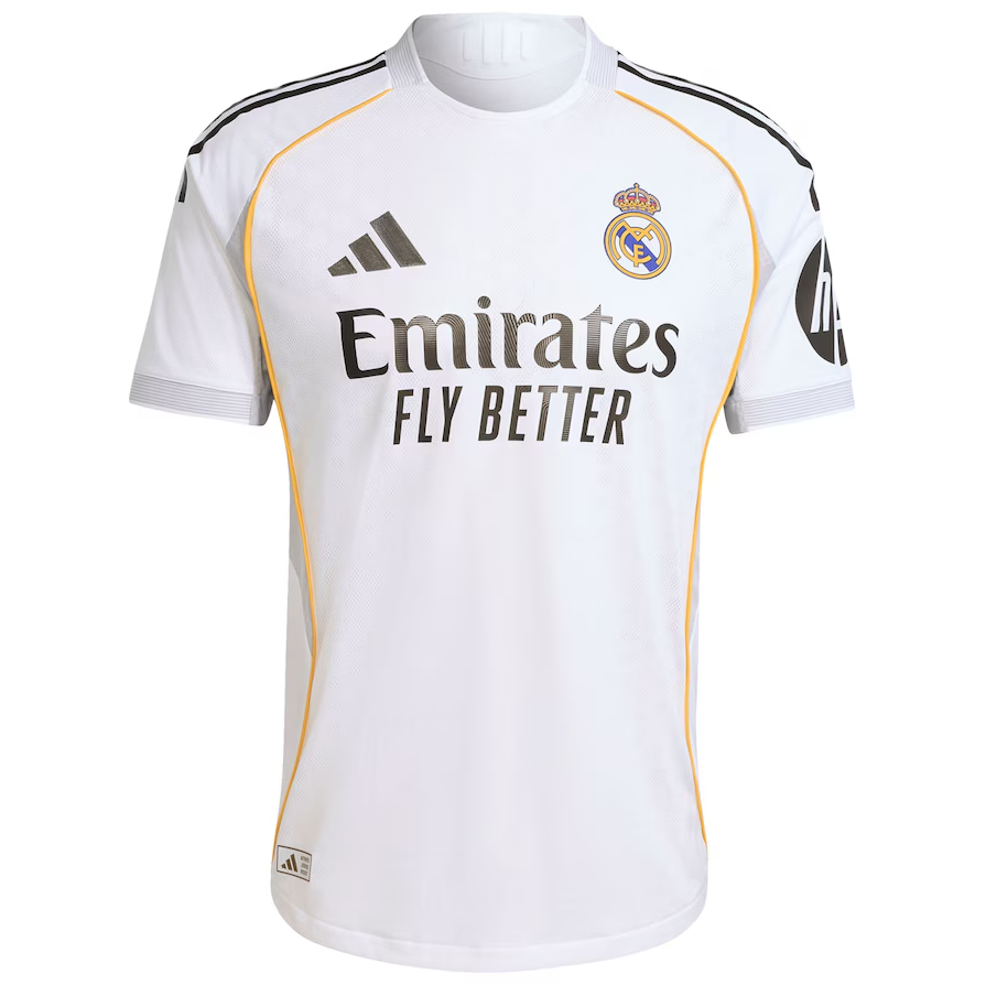 เสื้อรีลมาดริด 2025 2026 ทีมเเหย้ารุ่นนักเตะ Home Authentic ของแท้