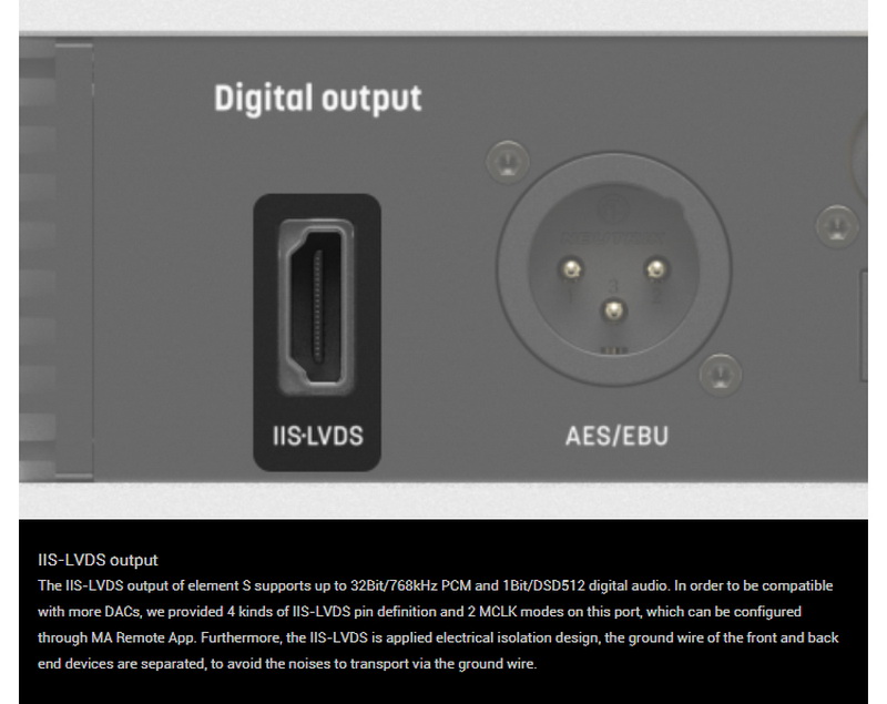 Matrix Audio Element S เครื่องเล่นเพลงเครือข่ายตั้งโต๊ะ พร้อมเอาต์พุต USB DAC ประกันศูนย์ไทย