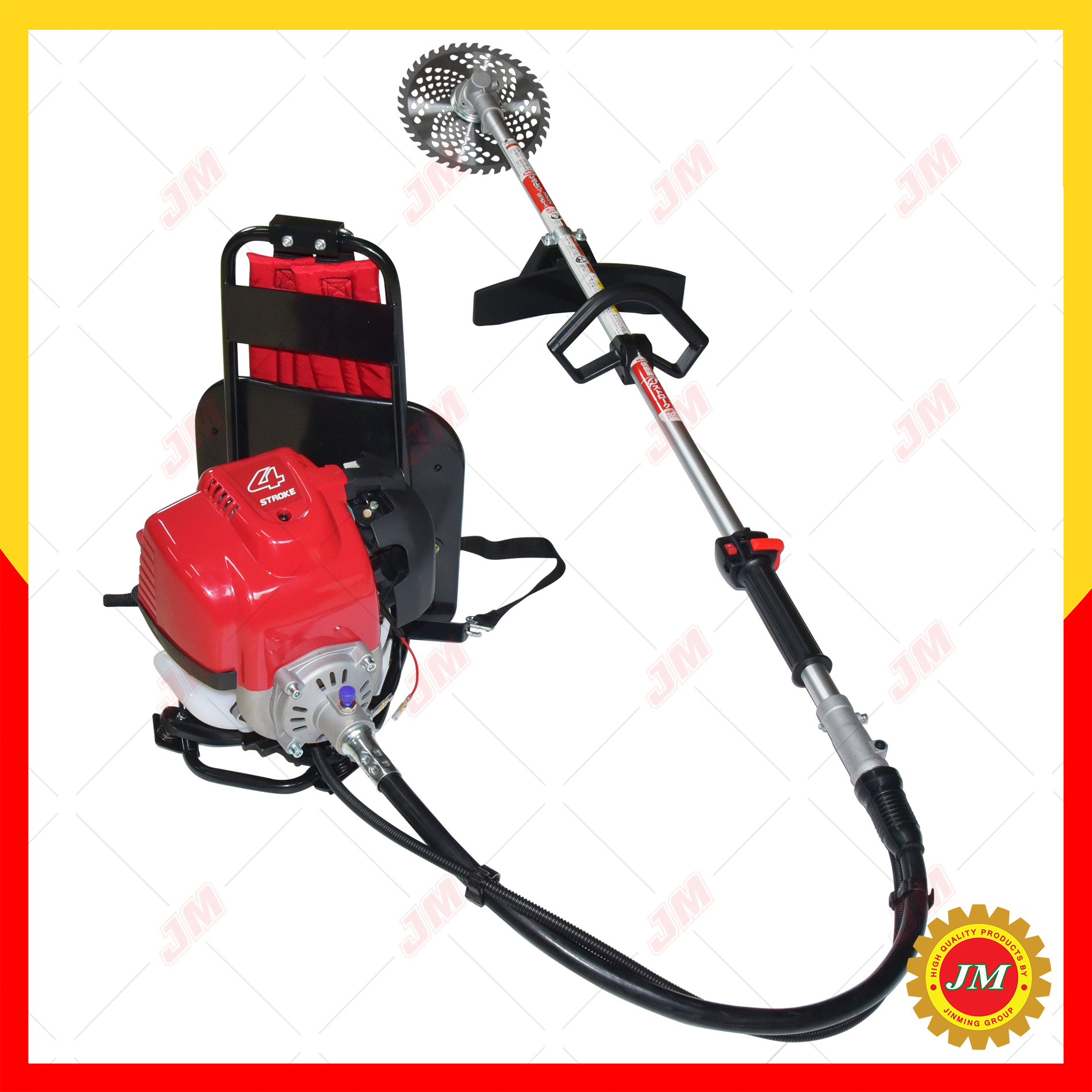 เครื่องตัดหญ้า KUMAKAI JM35BS ข้ออ่อน เครื่องยนต์ 4 จังหวะ พร้อมใบมีด 40T