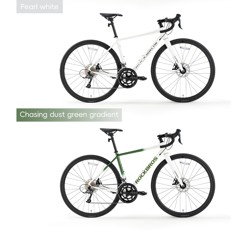 จักรยานเสือหมอบ ROCKBROS SPIN-W2M เฟรมอลูมิเนียม ชุดเกียร์ Shimano Claris R2000 (2x8 สปีด) ล้อ 700c