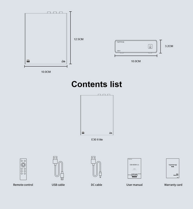 Topping E30ii Lite DAC ตั้งโต๊ะชิป AK4493S ประกันศูนย์ไทย