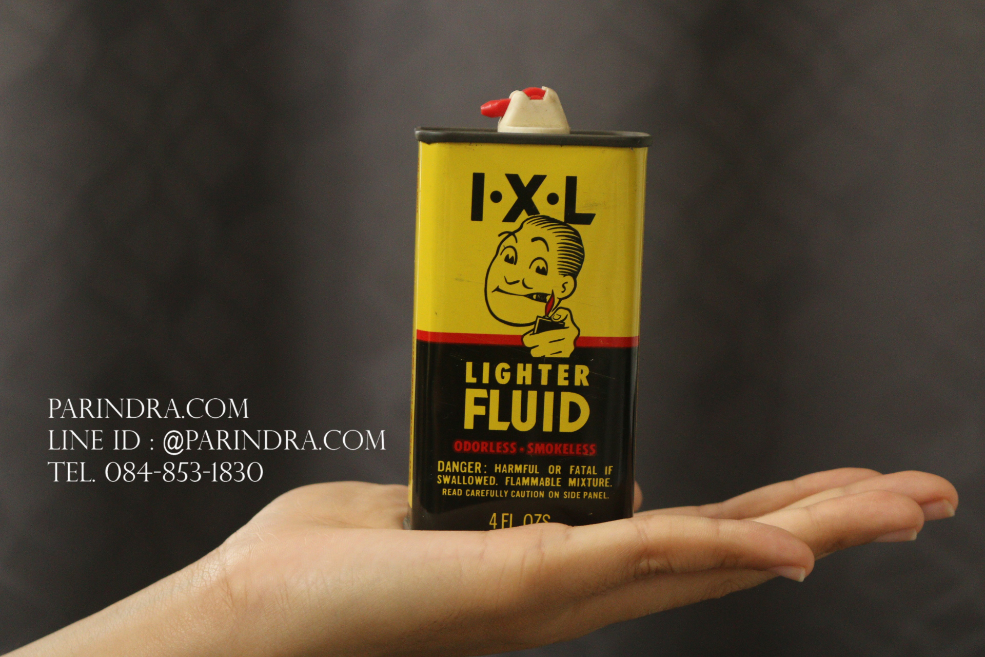 กระป๋องน้ำมันก๊าดเก่า IXL Made in USA