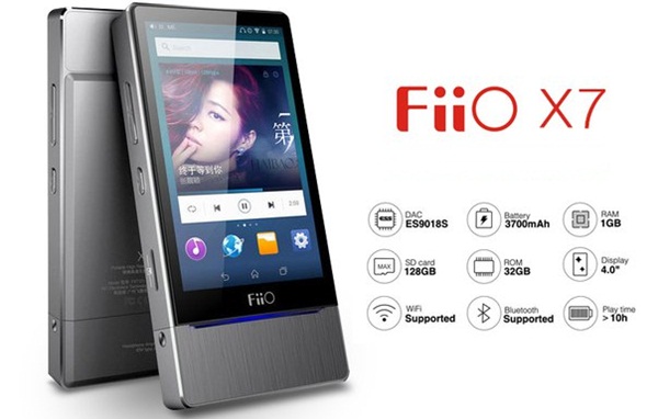 Fiio X7 เครื่องเล่นเพลงความละเอียดสูง ระดับท๊อป รองรับ Bluetooth Wifi ระบบ Android