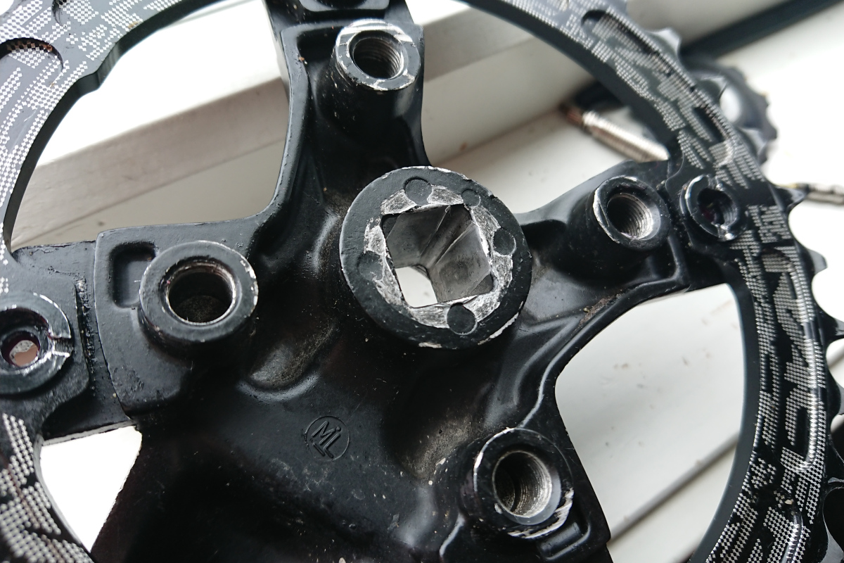 จาน ACERA, FC-M361L, 8-SPD, 42/32/22T, 175MM สีดำและสีเงิน 2019