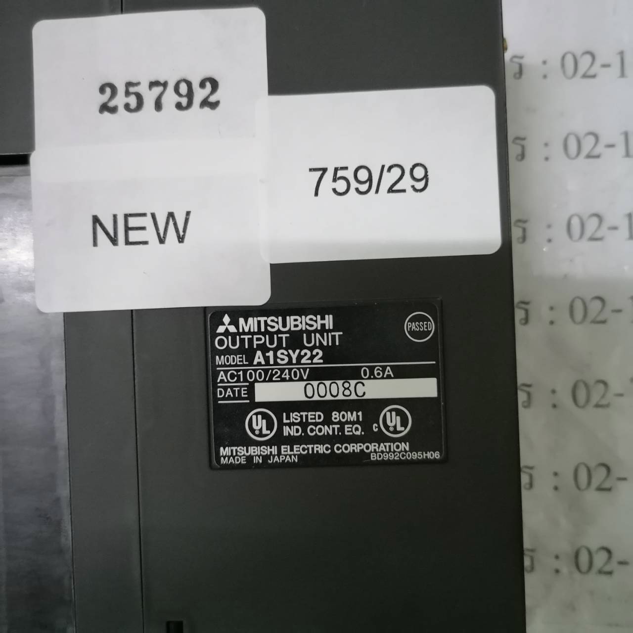 A1SY22 PLC " MITSUBISHI "