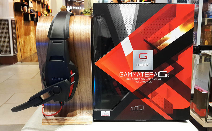 หูฟัง Edifier G2 Gammatera Gaming Gear หูฟังเกมมิ่งเกียร์เสียงเทพ มีไมค์ จากผู้ผลิตลำโพงแบรนดัง