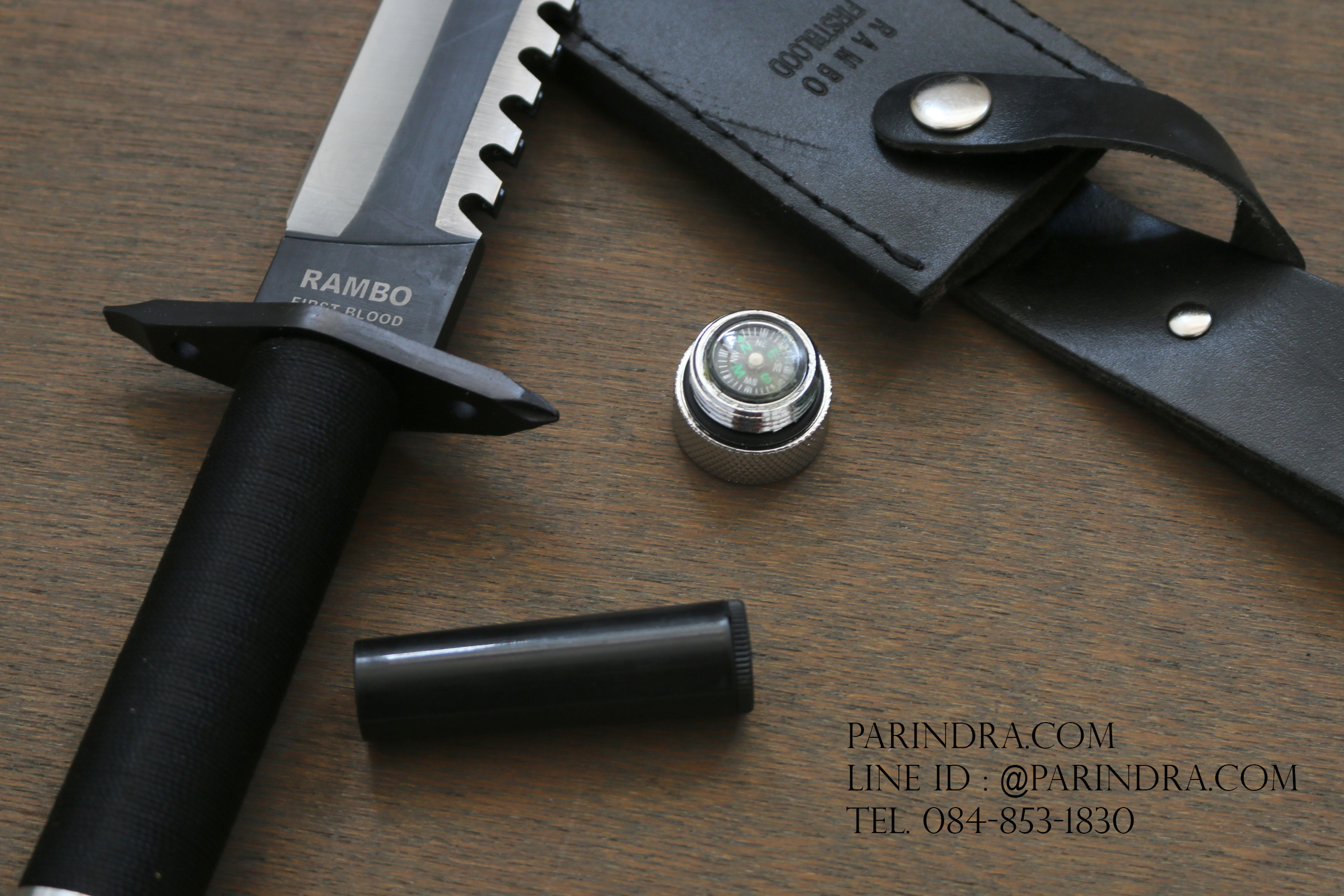 มีดเดินป่าใบตาย RAMBO l แรมโบ้ First Blood สุดโหด (OEM)