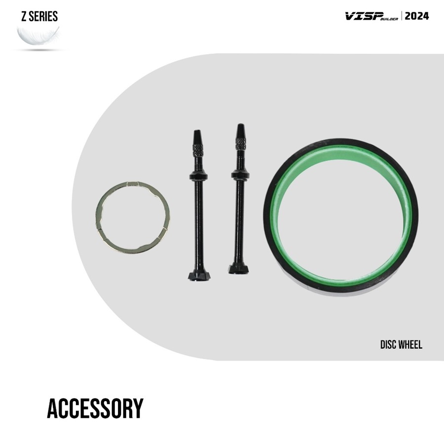 ชุดล้อเสือหมอบดิสเบรค VISP BUILDER Z-SERIES 50/50 DISC BRAKE 2024 Shimano and Sram Support 8-12 Speed