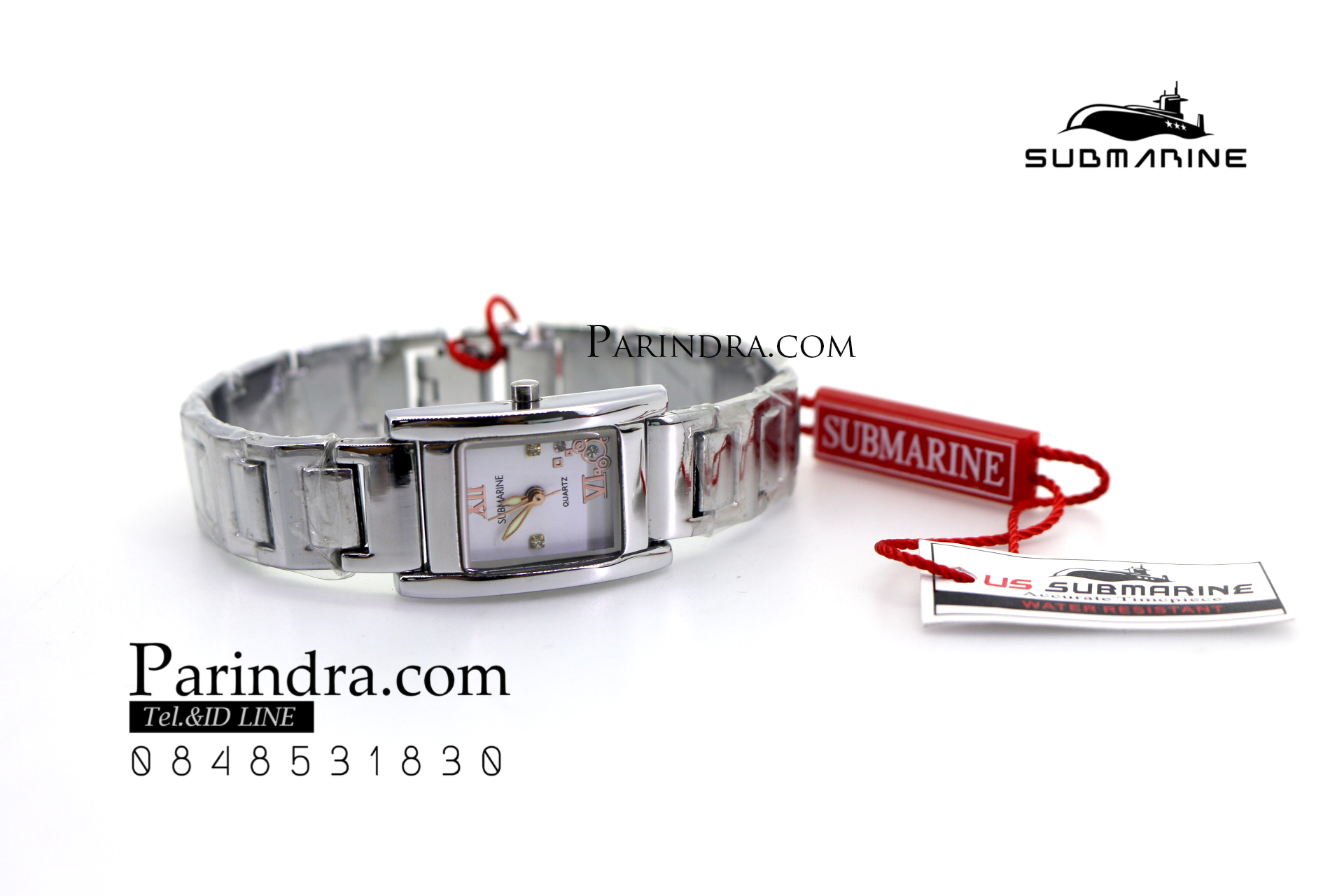นาฬิกา U.S. submarine รุ่น J067L แสตนเลสสีเงินเงา