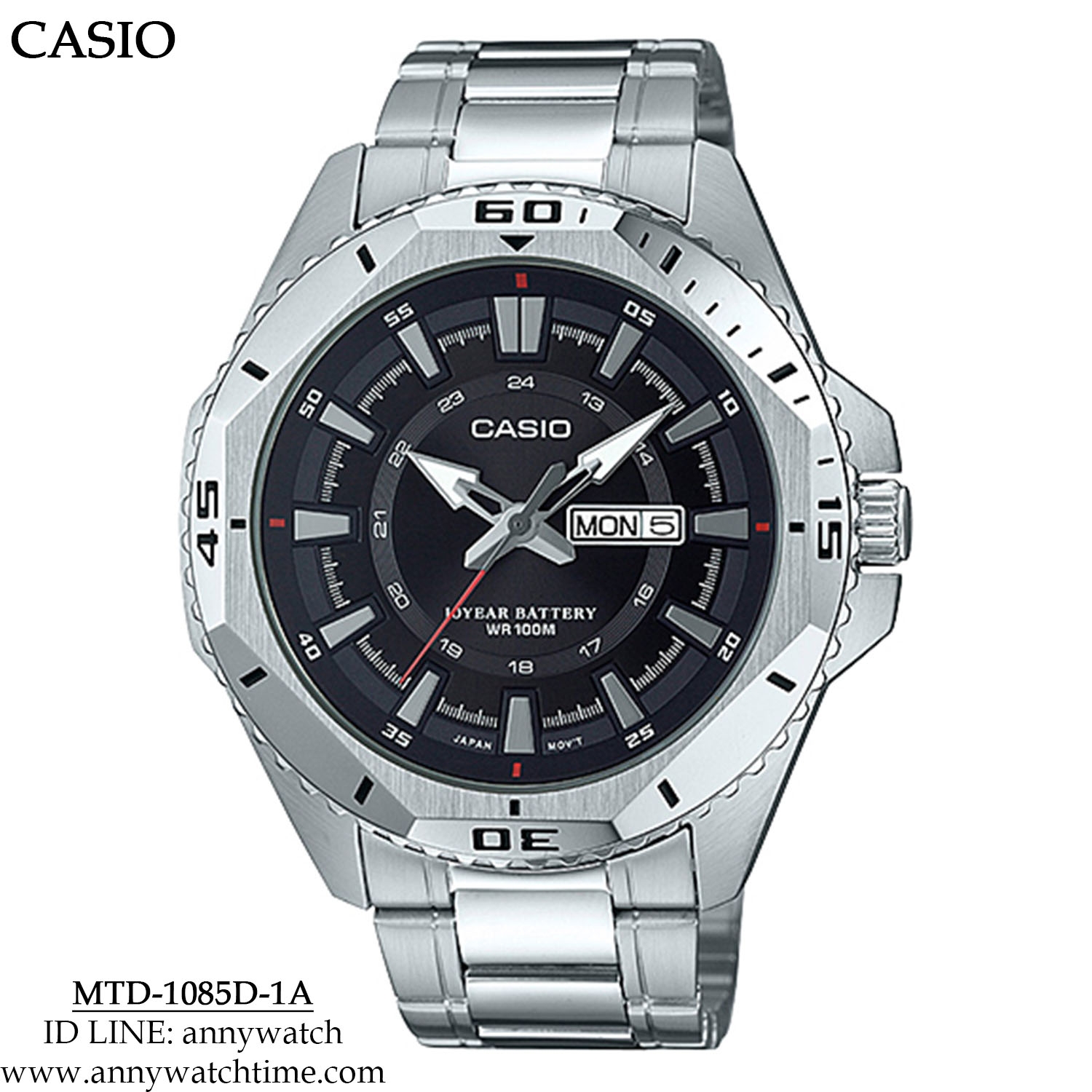 CASIO MTD-1085D-1A