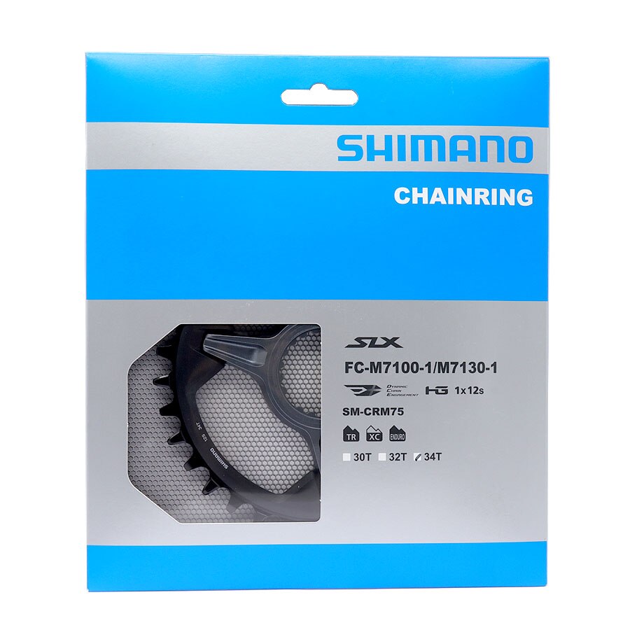 SHIMANO เฉพาะใบจาน SLX, SM-CRM75, 32T และ 34T, มีกล่อง