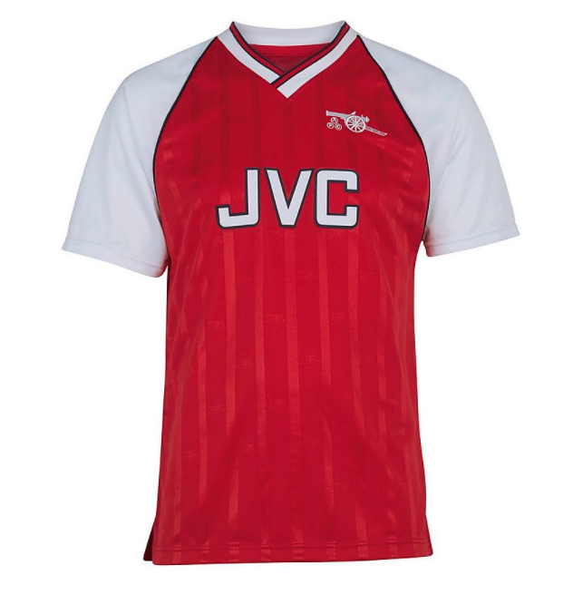 เสื้ออาร์เซนอลย้อนยุค Arsenal 1988-1989 Home Shirt ของแท้
