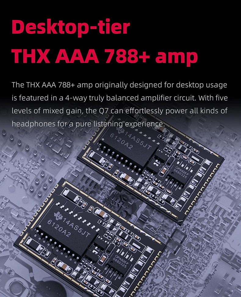 FiiO Q7 ของแท้ รับประกันศูนย์ไทย Bluetooth DAC/AMP พกพา ระดับเรือธง รองรับ Dual Hi-Res