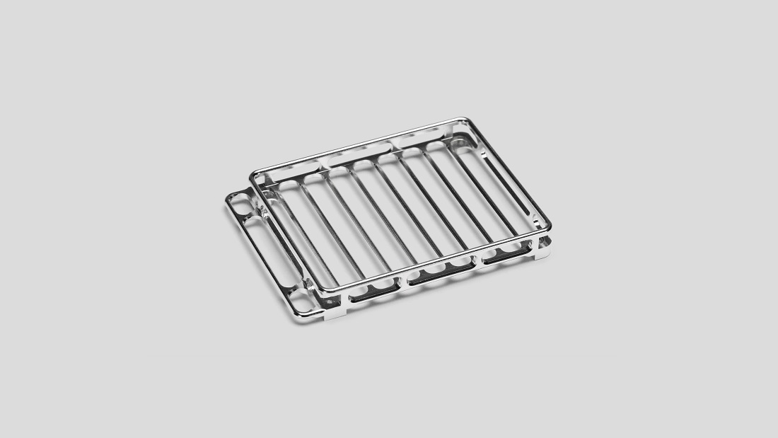 METAL ROOF RACK SILVER MX0017