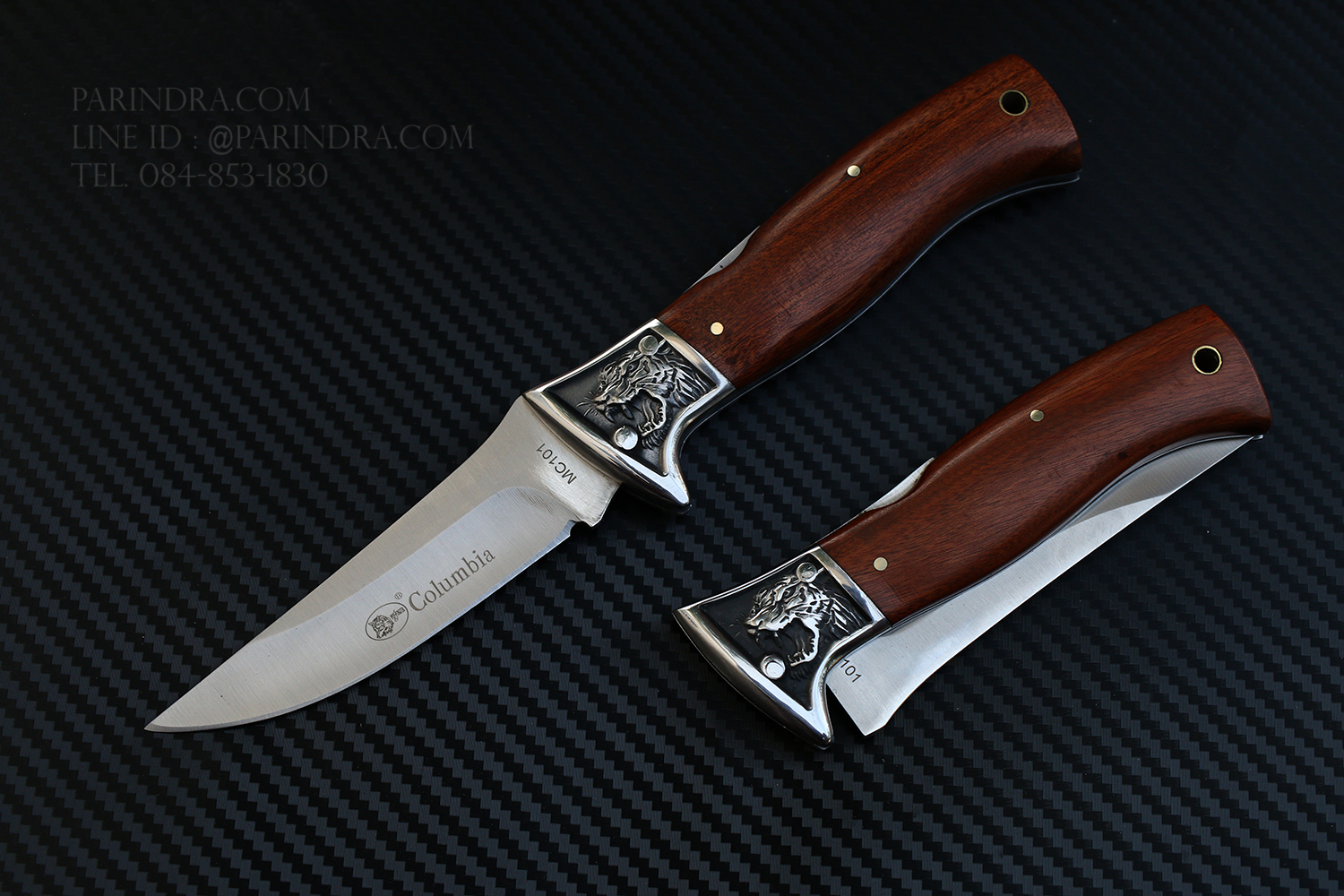 มีดพับ COLUMBIA MC101 รูปทรงสวย ด้ามไม้คลาสสิก