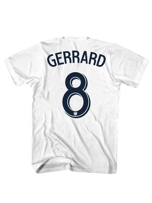 เสื้อแอลเอแกแล็กซี่ รุ่นพิเศษ LA Galaxy Steven Gerrard Home Player T-Shirt ของแท้ 100%