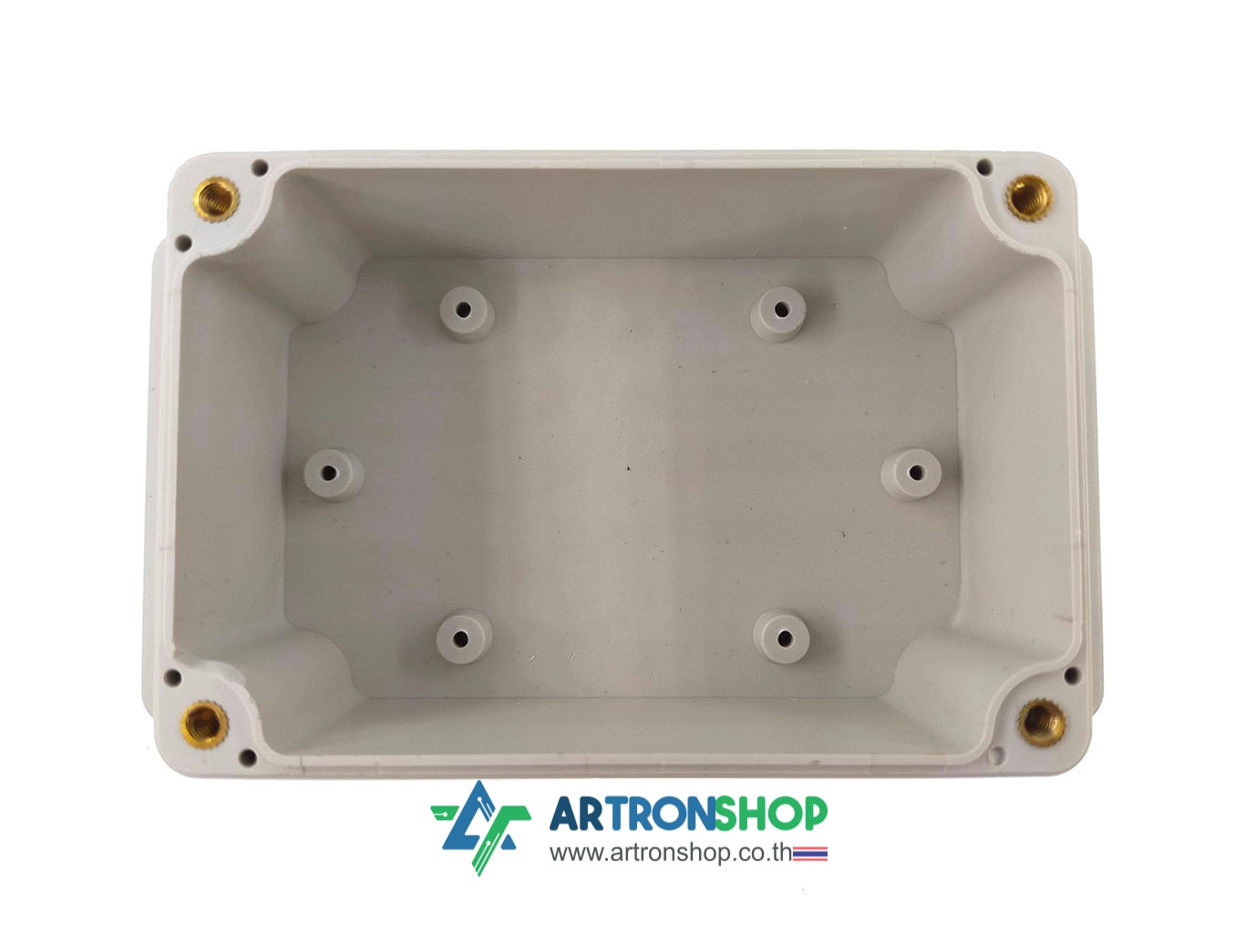 กล่องกันน้ำ กล่องอิเล็กทรอนิกส์ ฝาใส สีเทา 100*68*50 มิลลิเมตร