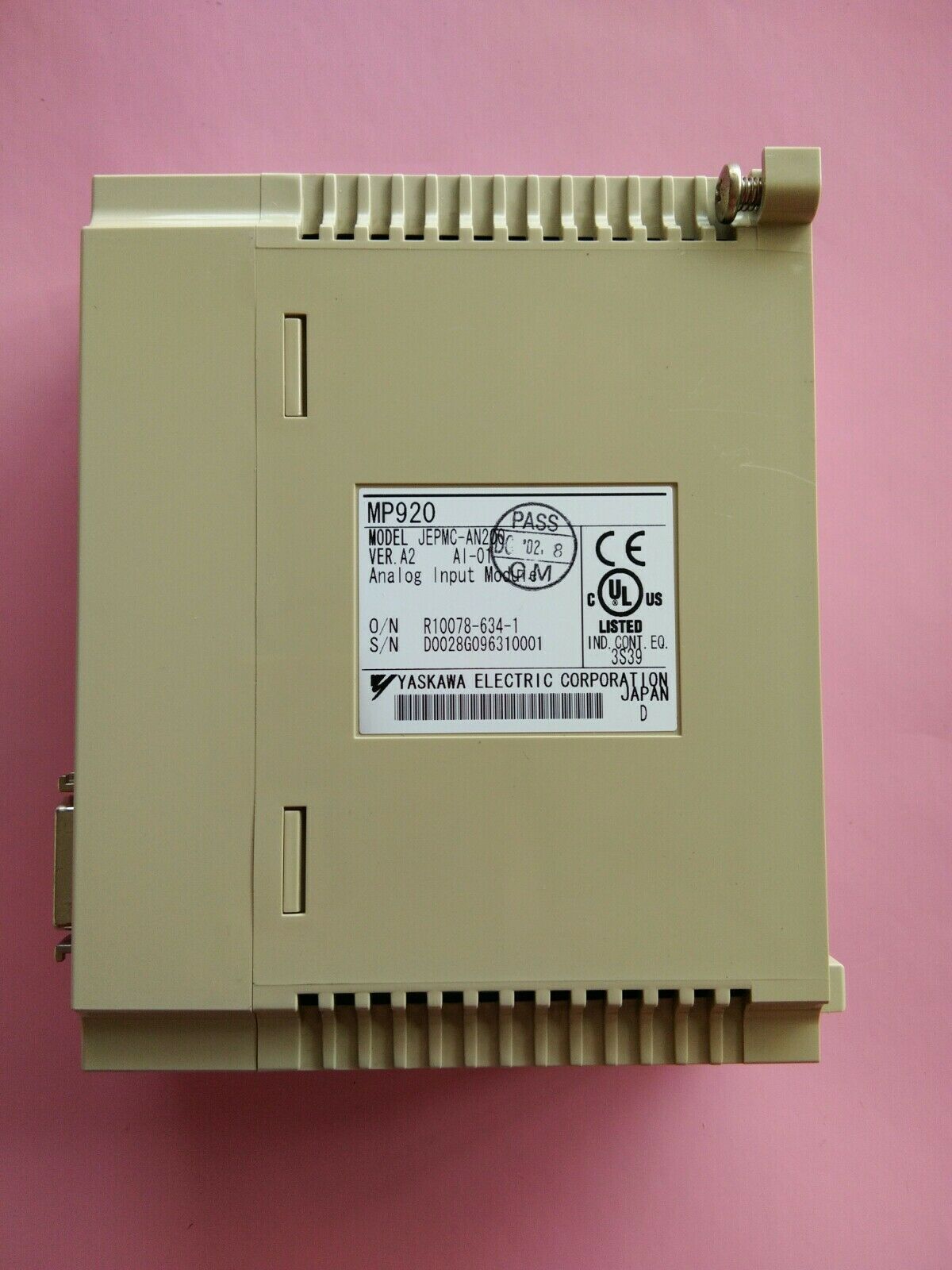 PLC " YASKAWA " รุ่น JEPMC-AN20