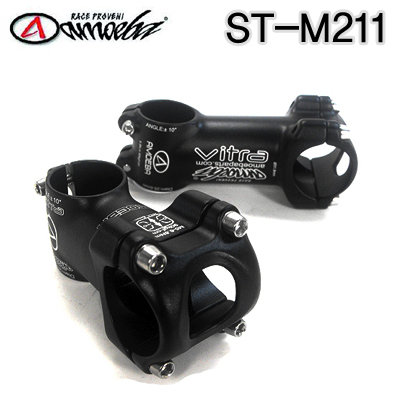 “VITRA” คอ MTB อัลลอย “วิทตร้า” ST-M211, O.V. 31.8MM, ยาว 60,80,90,100MM, สีดำ,ขาว