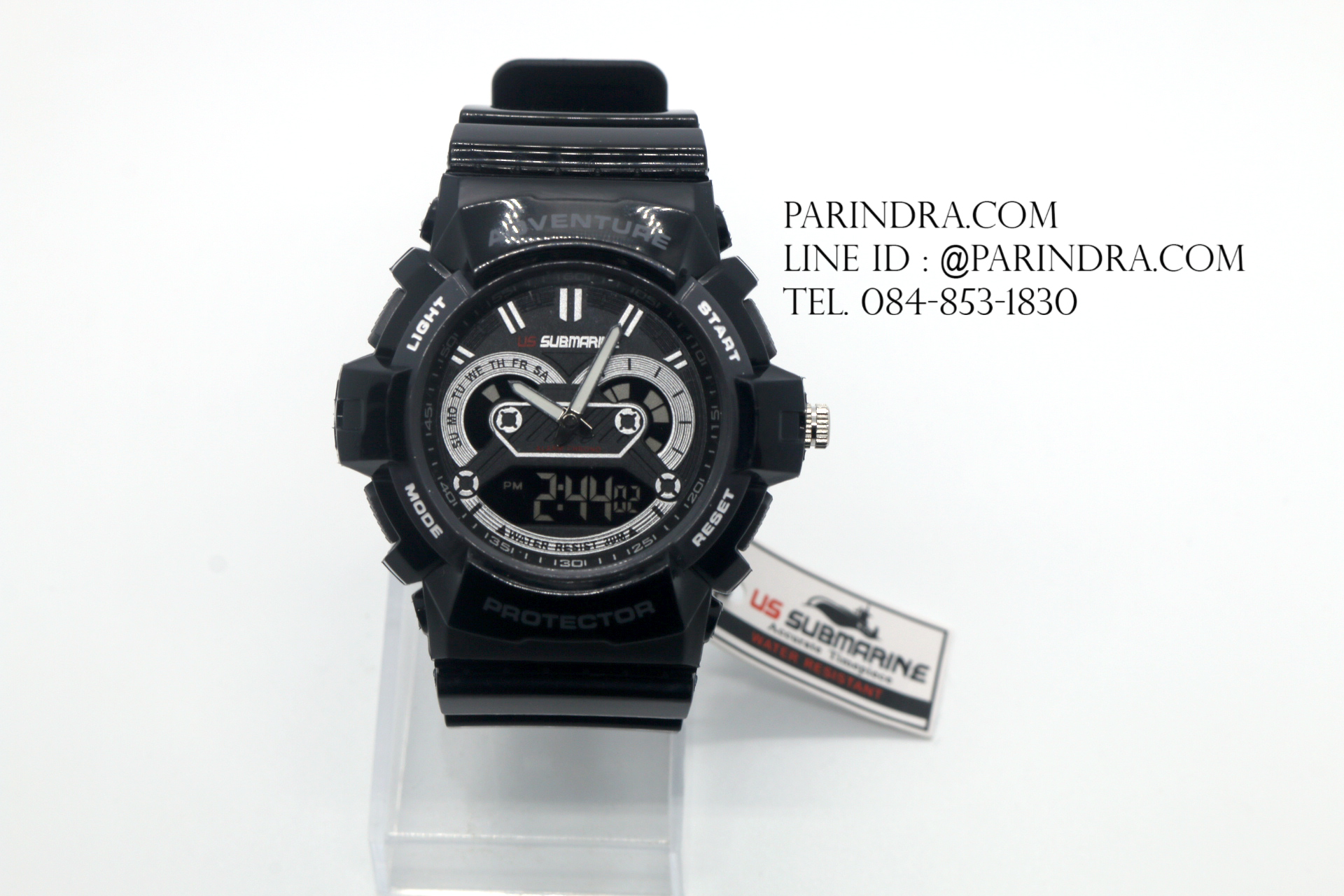นาฬิกา US submarine TP3160M สีดำล้วน จอดำ