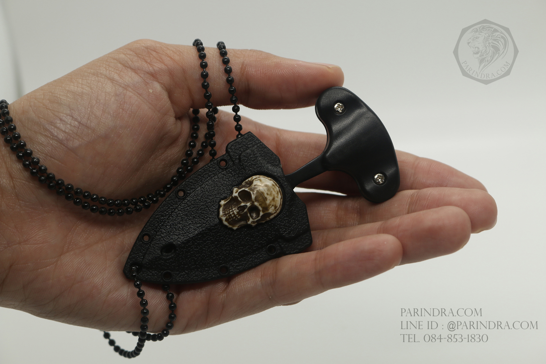 มีดห้อยคอ มีดชก ปลอกรูปหัวกระโหลก