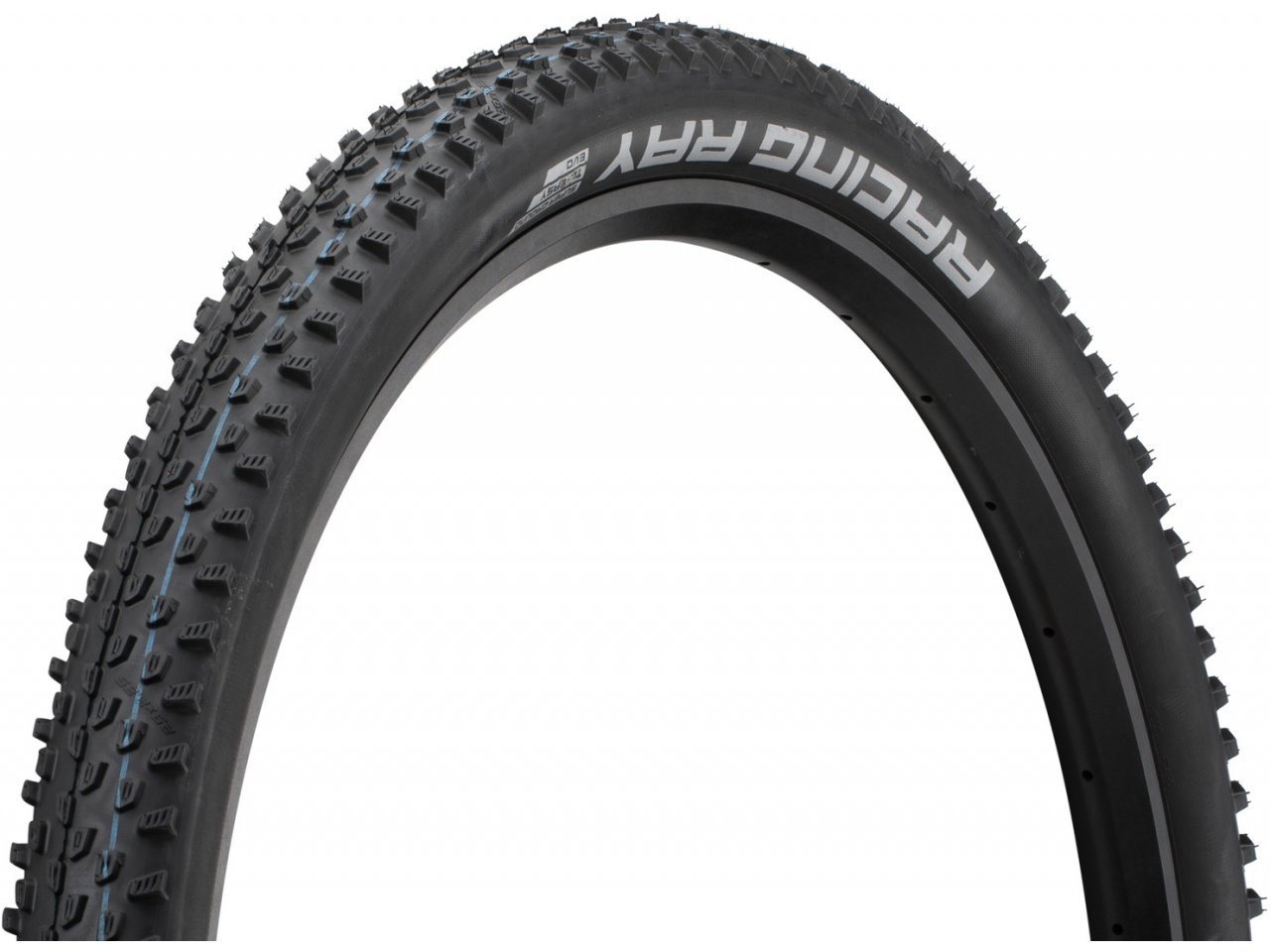 SCHWALBE ยางนอก MTB, RACING RAY (2021), TL Easy,SUPER GROUND, 29X2.10, สีดำ ขอบพับ