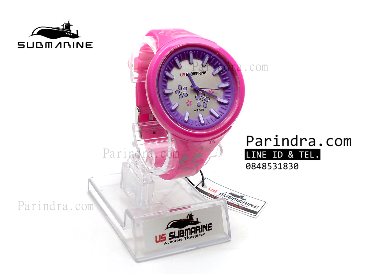 นาฬิกา US submarine TP2129L สีชมพูบานเย็น
