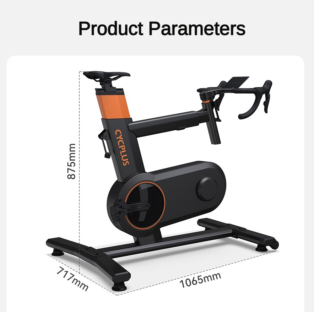 CYCPLUS T7 Smart Indoor Power Bike | เทรนเนอร์แบบ All-in-One | พาวเวอร์แม่นยำ ±1% | จำลองความชัน -15% ถึง 20% | รองรับน้ำหนัก 120 กก.