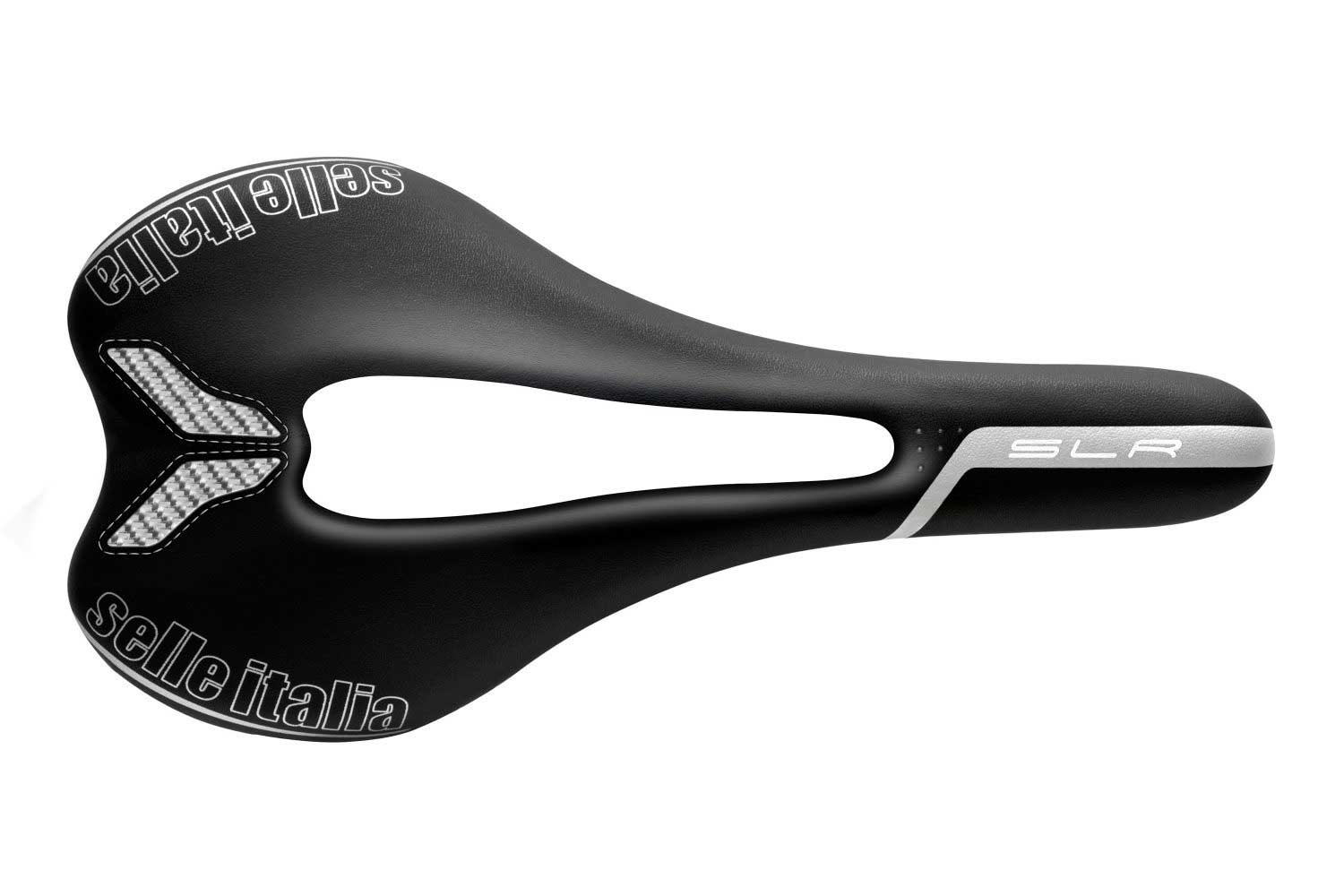 SELLE ITALIA อานนั่ง, SLR KIT CARBONIO FLOW, สีดำ (Road/MTB), S2