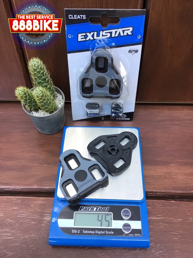 คลีท EXUSTAR LOOK KEO FIXED PEDALS CLEATS, E-BLK11 ใช้กับบันได LOOK XPEDO Exustar คลีท Look