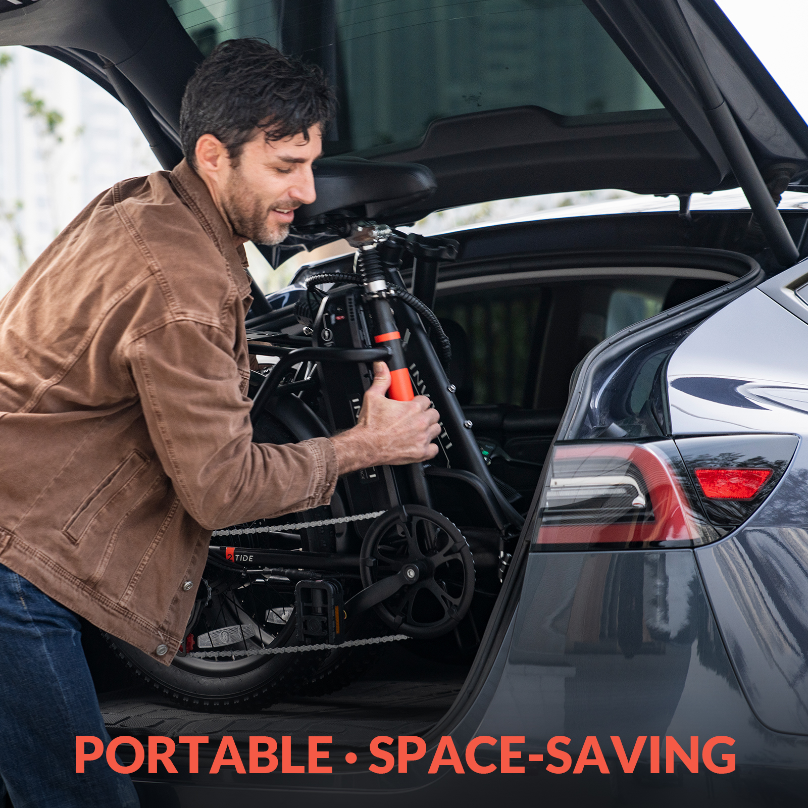 5thwheel INVANTI-EB11 จักรยานไฟฟ้าพับได้ 48V 500W ล้อหนา 20x3” | แบต 10.4Ah | 7 เกียร์ | วิ่งไกล 72 กม. |