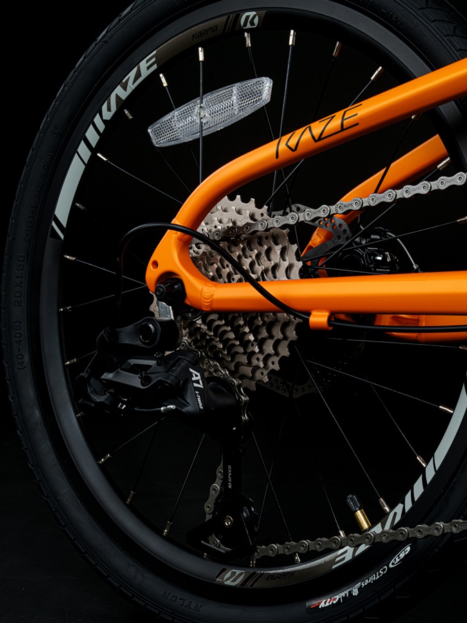 จักรยานพับได้ KAZE MACHI CITY COLLECTION Floding Bike เฟรมอลู เกียร์ L-TWOO A7 10สปีด ล้อ 20นิ้ว ปี 2025