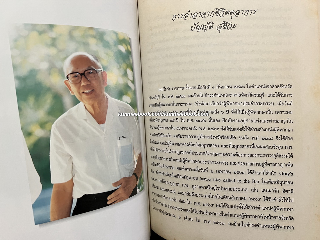อนุสรณ์ ศาสตราจารย์ บัญญัติ สุชีวะ ( อดีตปลัดกระทรวงอยุติธรรม และ อดีตประธานศาลฎีกา )