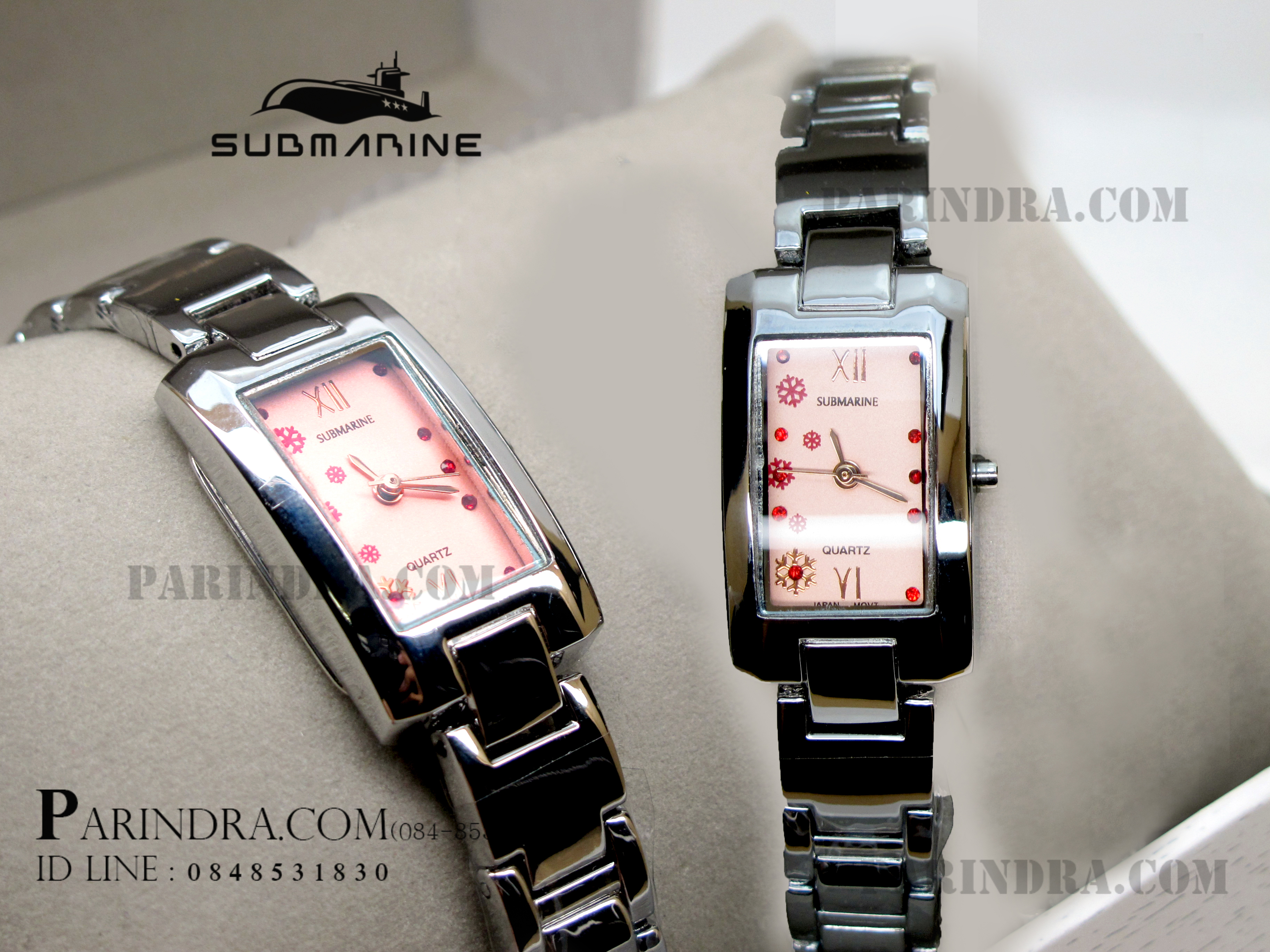 นาฬิกา U.S. submarine รุ่น J060L หน้าปัดชมพู