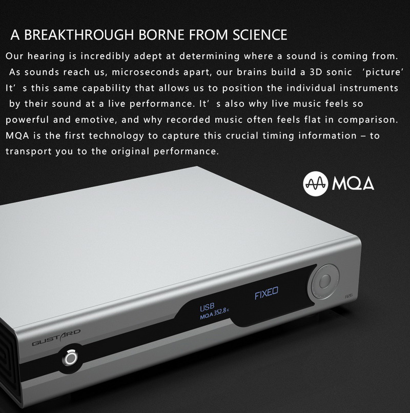 Gustard R26 Discrete R2R ladder DAC + 1 Bit DSD รองรับ MQA, Roon ประกันศูนย์ไทย