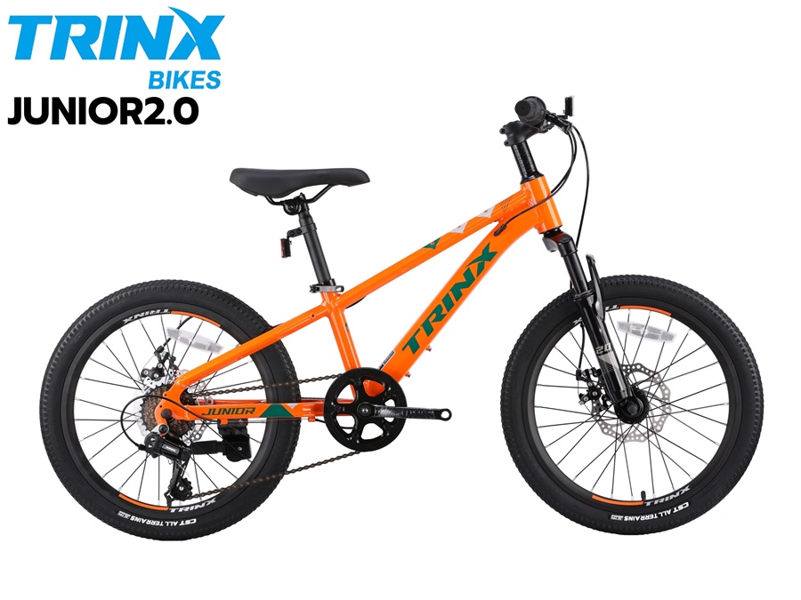 จักรยานเสือภูเขา TRINX JUNIOR 2.0 วงล้อ 20 นิ้ว เกียร์ 7 สปีด เฟรมอลู TRINX MY2024