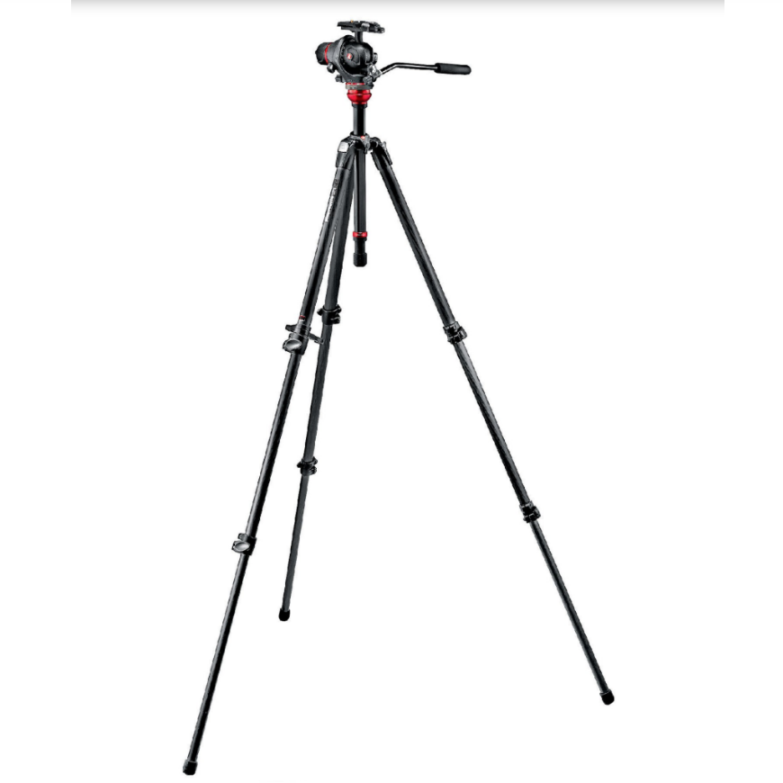 ขาตั้งกล้องQ5 Magnesium Fiber Video Tripod w/ Photo-Movie Head 755CX3 + หัว MH055M8Q5 มาพร้อมกระเป๋า MF-0755-CM8Q5 MANFROTTO ประกันศูนย์ 10 ปี