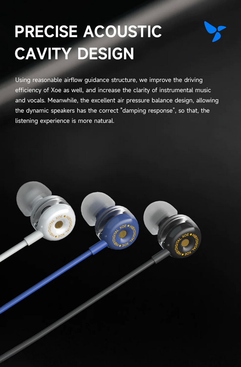 HiBy Digital XOE หูฟังไฮไฟไดนามิกความละเอียดสูง ไดอะแฟรม DLC ประกันศูนย์ไทย