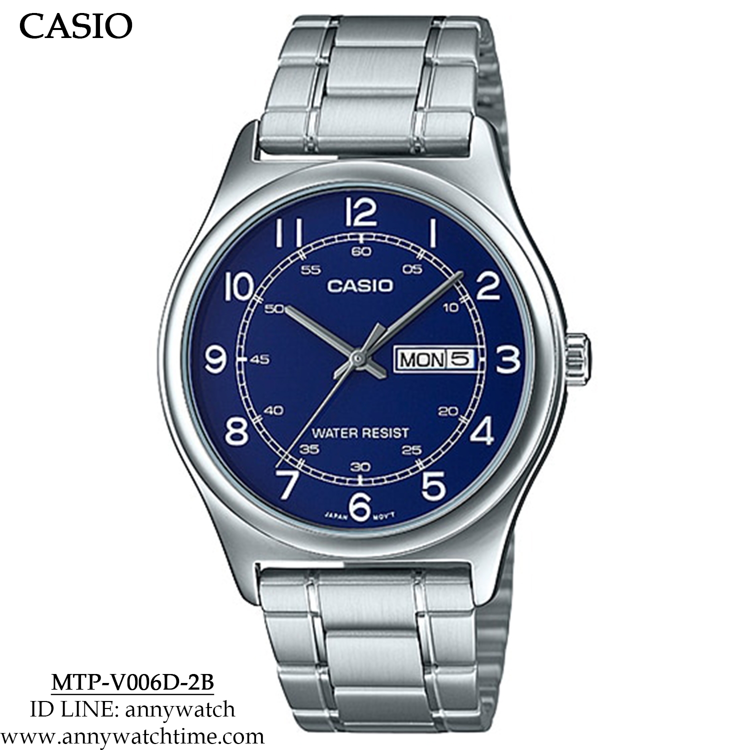 CASIO MTP-V006D-2B